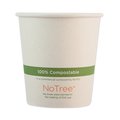 World Centric NoTree Paper Hot Cups, 10 oz, Natural, PK1000 CUSU10